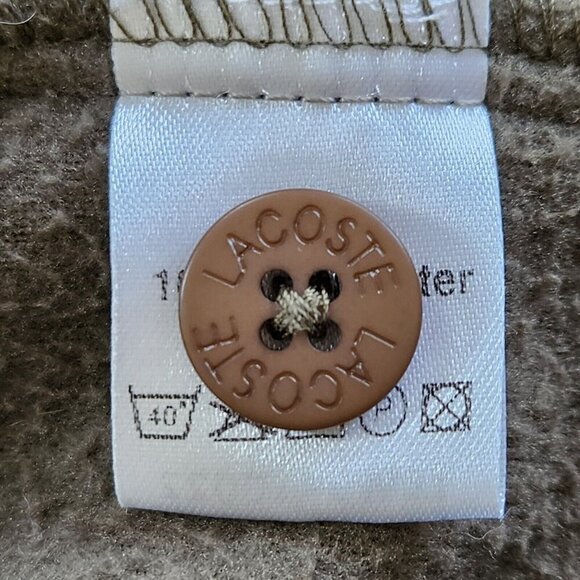 Lacoste Jacket Mens S Khaki Transformer Reversible 2 In 1 Pockets LS Zip Unisex - Picture 11 of 16